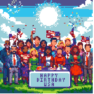 Happy birthday USA