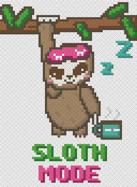 Sloth Mode Sleepy Sloth