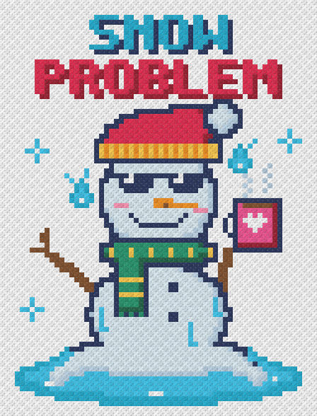 Snow Problem Snowman