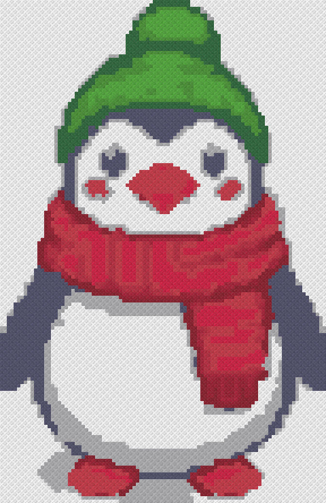 Penguin in a Scarf